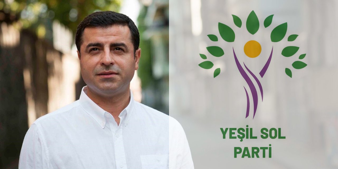 Selahattin Demirtaş'tan Yeşiller Sol Parti paylaşımı