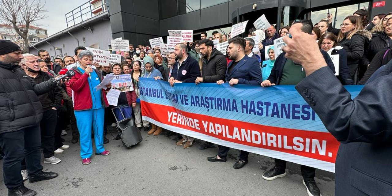 İstanbul Eğitim Araştırma Hastanesi çalışanları: Samatya'da kalmak istiyoruz