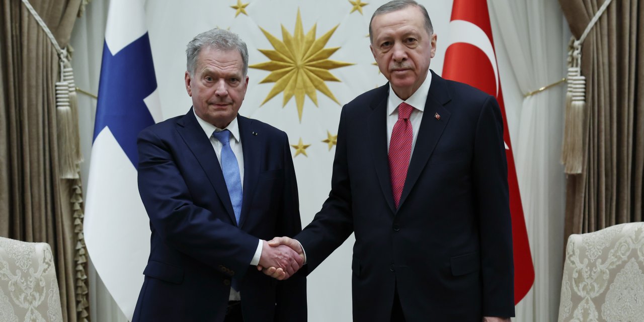 Cumhurbaşkanı Erdoğan, Finlandiya Cumhurbaşkanı ile bir araya geldi