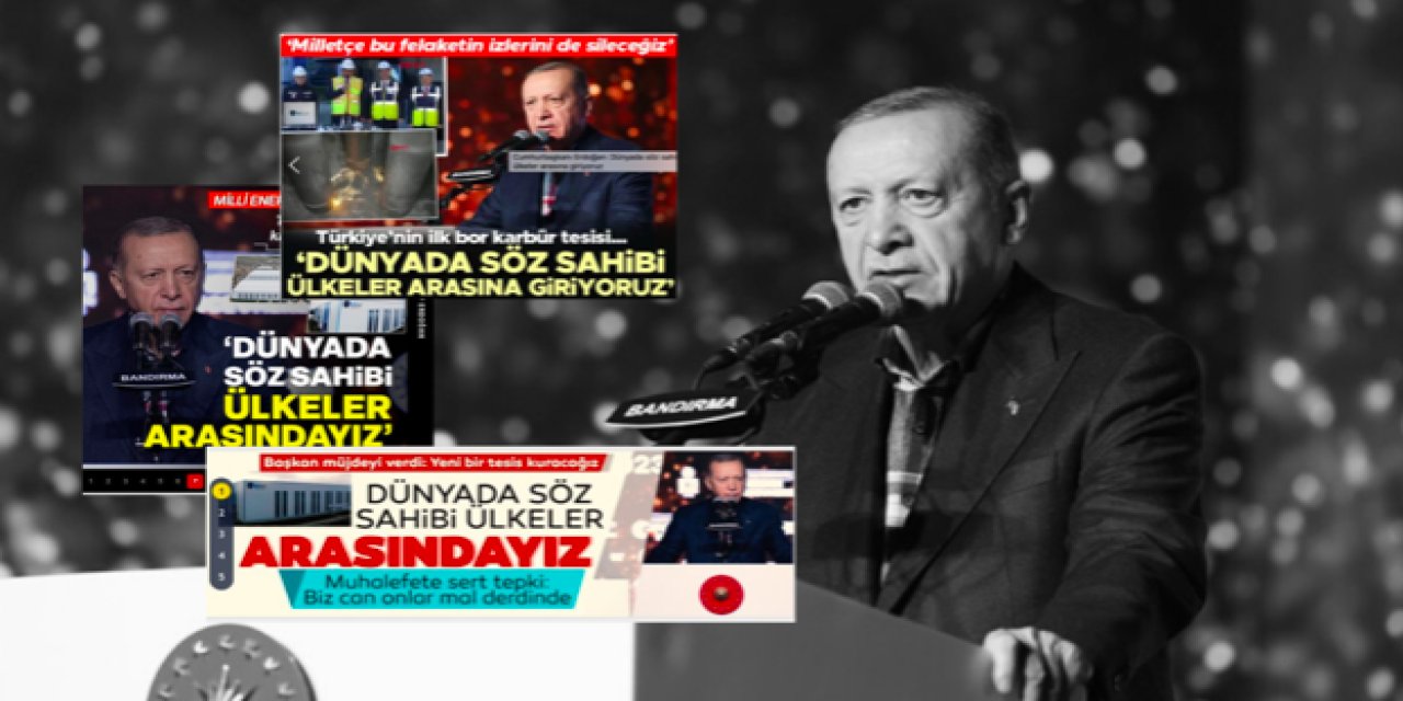 Onlarca site Erdoğan’a kullanmadığı cümleyi söyletti