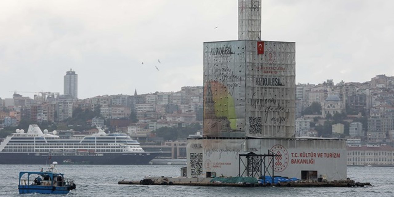 Bakan Ersoy'dan Kız Kulesi'nin restorasyonu mayıs ayında bitecek açıklaması: 'Bugüne kadar ne yapılmışsa, 'mış gibi' yapılmış'