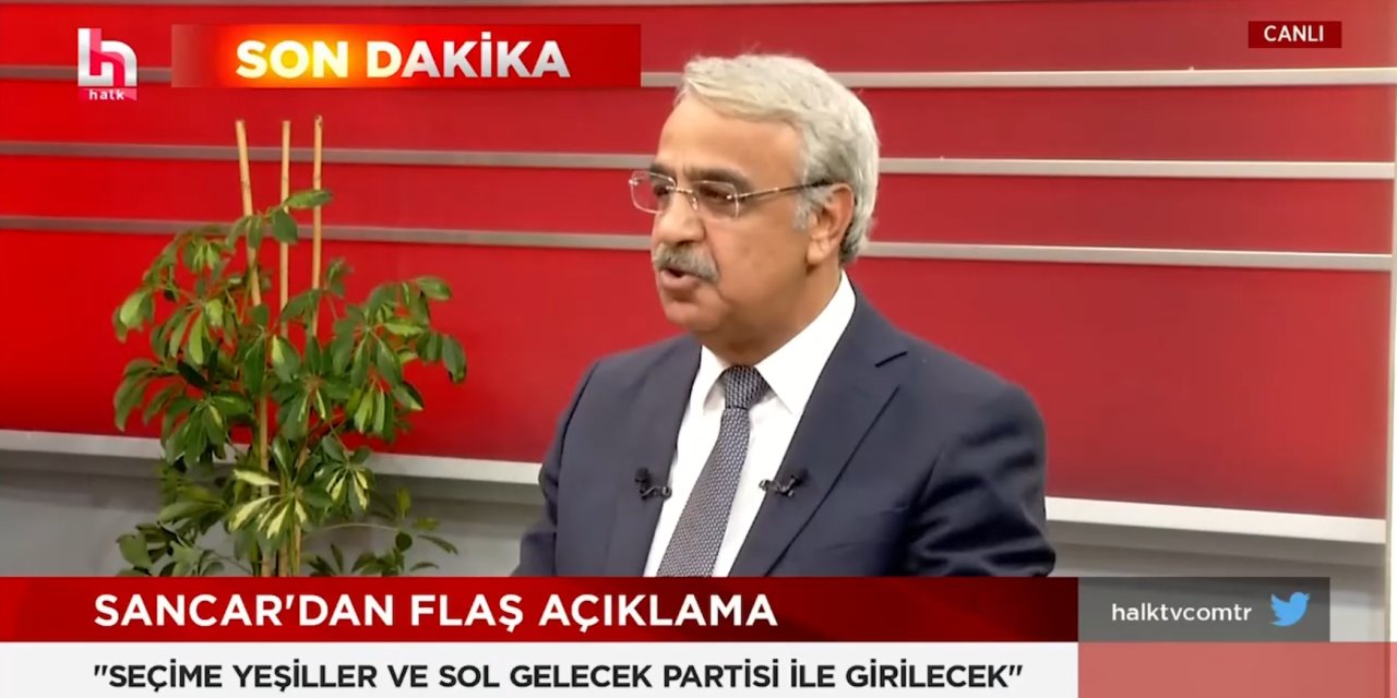HDP Eş Genel Başkanı Mithat Sancar: 'Seçime Yeşil Sol Parti ile gireceğiz'