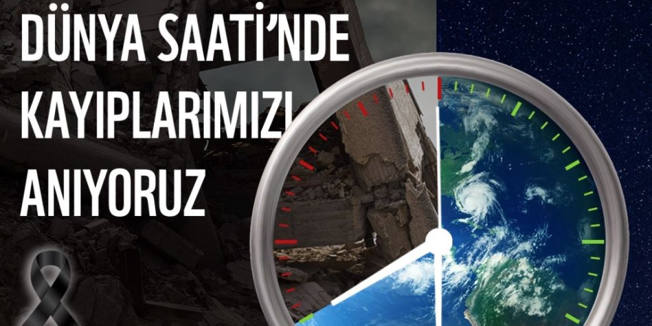 Dünya Saati'nde bugün ışıklar, iklim krizi ve Türkiyeli depremzedeler için kapatılıyor