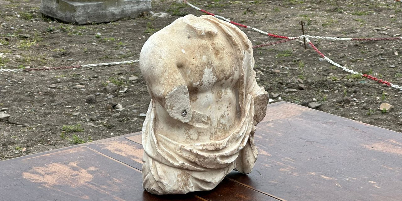 Saraçhane'deki kazıdan Roma heykeli çıktı