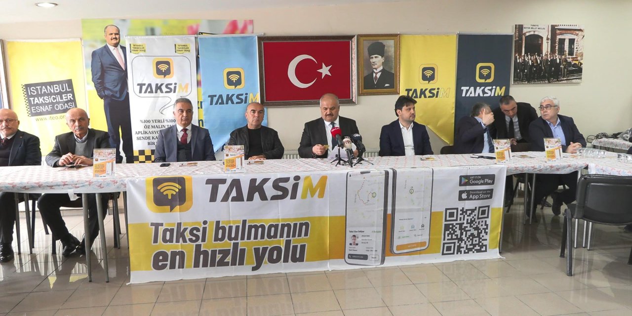 Dijital taksi uygulaması 'TAKSİM' kullanılmaya başlandı
