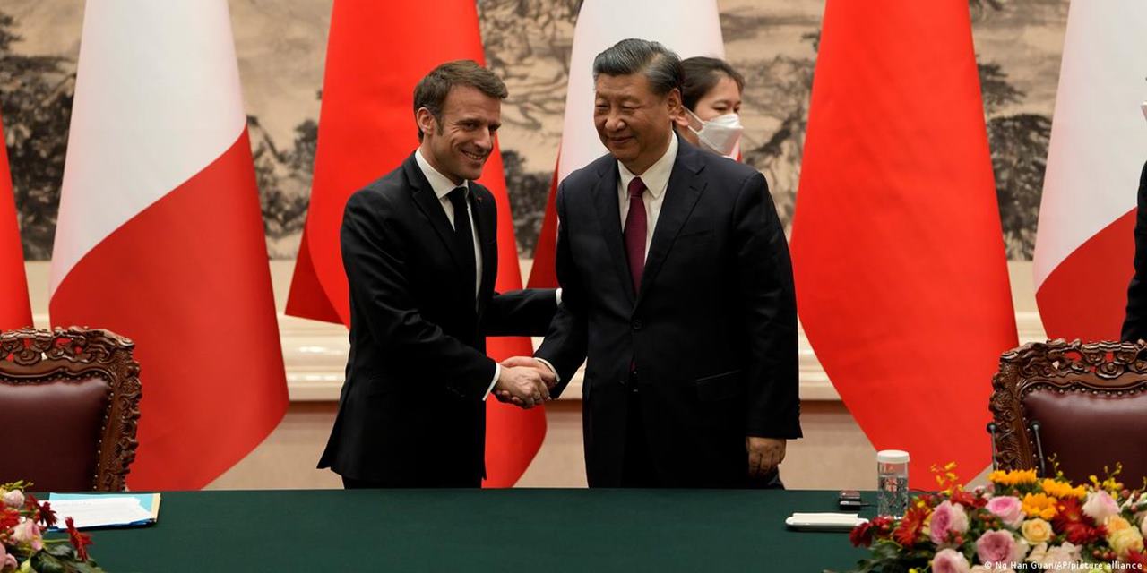 Macron Rusya konusunda Çin'den yardım istedi