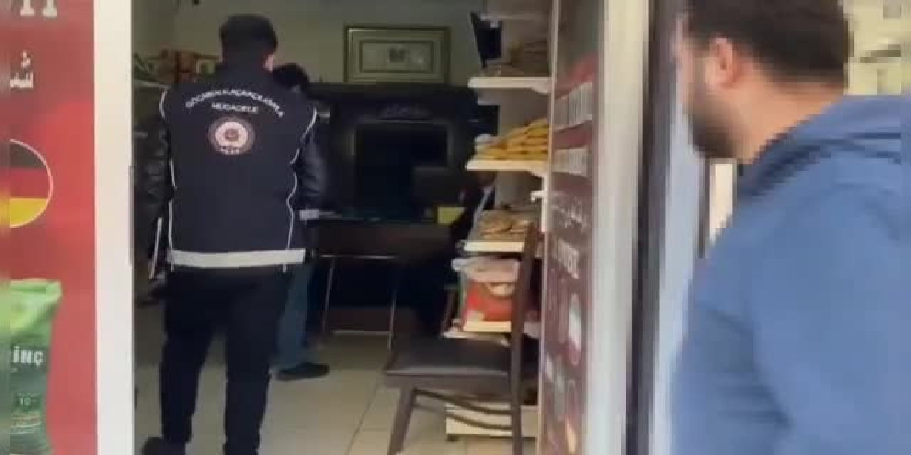 Bakkal görünümlü 'para transfer' bürosuna baskın