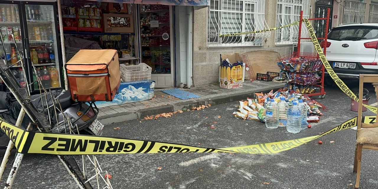 Üsküdar'da market sahibi taciz iddiasıyla bıçaklandı yakınları marketi birbirine kattı