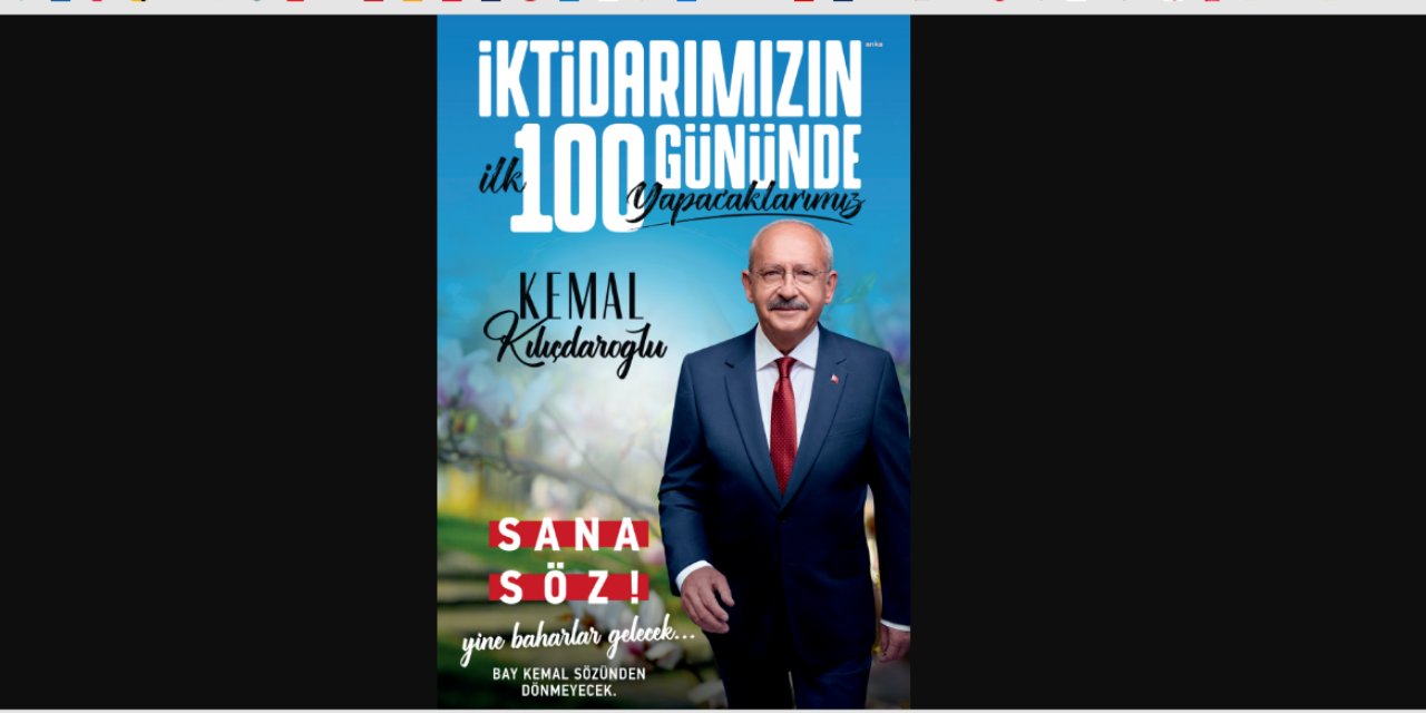 Kılıçdaroğlu'ndan “İktidarımızın İlk 100 Gününde Yapacaklarımız” başlıklı broşür