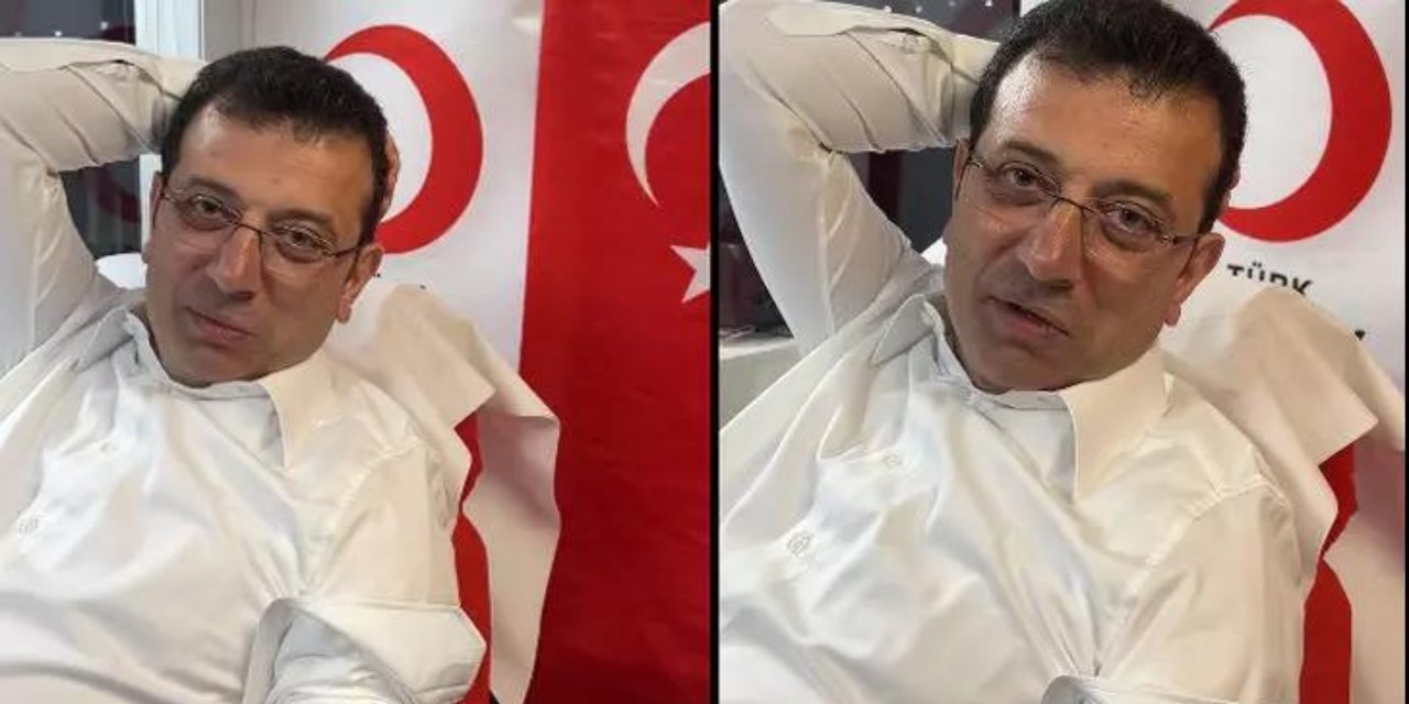 Ekrem İmamoğlu Kızılay'a kan bağışı yaptı: Kızılay bizim, hepimizin