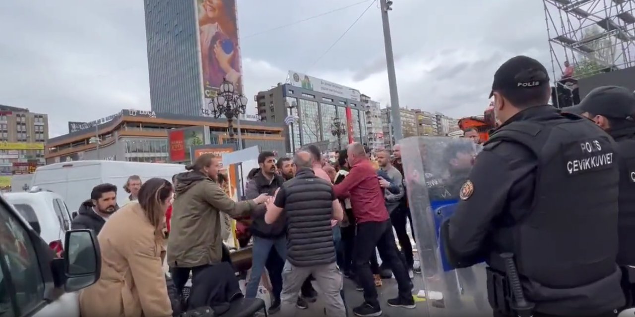 SEP'li vekil adayının çalışmasına polis müdahalesi