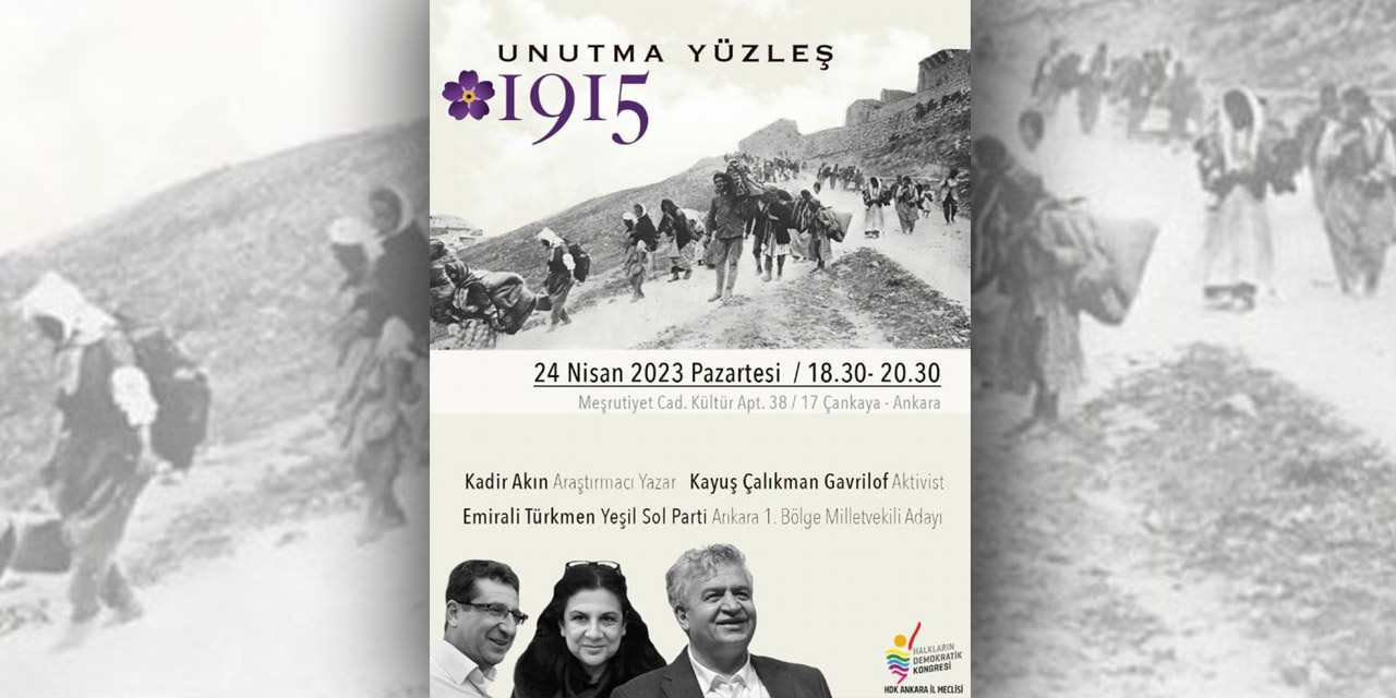 Ümit Özdağ hedef gösterdi, Ankara Valiliği 'Unutma Yüzleş: 1915' panelini yasakladı