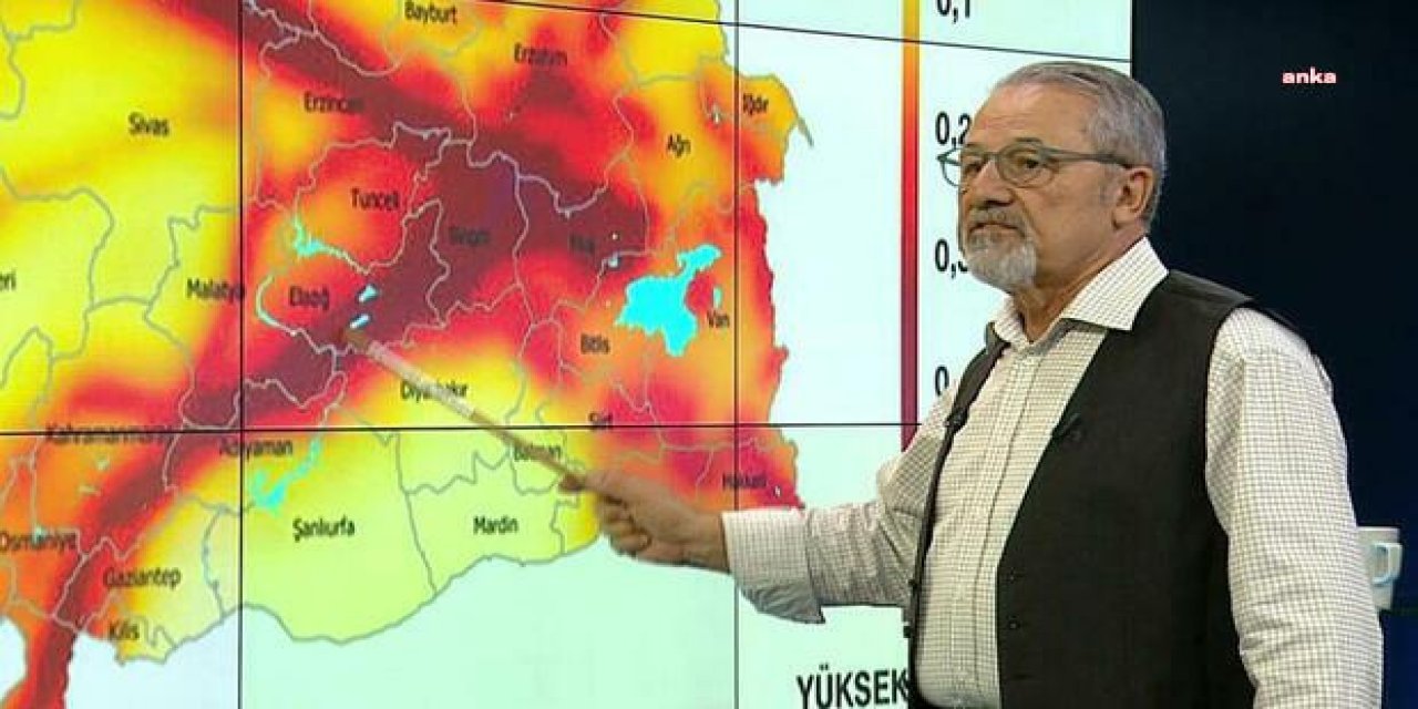 Prof. Dr. Naci Görür: Kahramanmaraş, Göksun yöresinde 4,9 deprem oldu. Dün bu yöreyi uyarmıştık