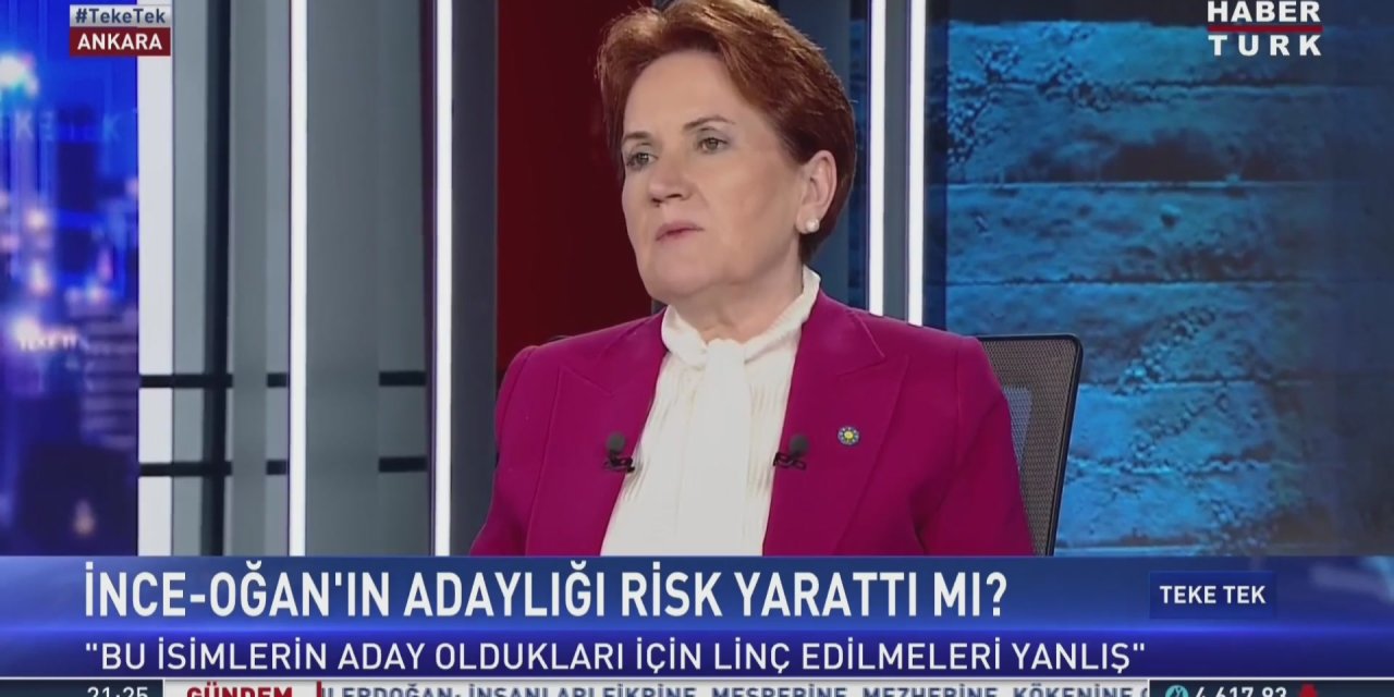 Meral Akşener: AKP, Öcalan'la görüşmesi için bir yargı mensubunu İmralı'ya gönderdi