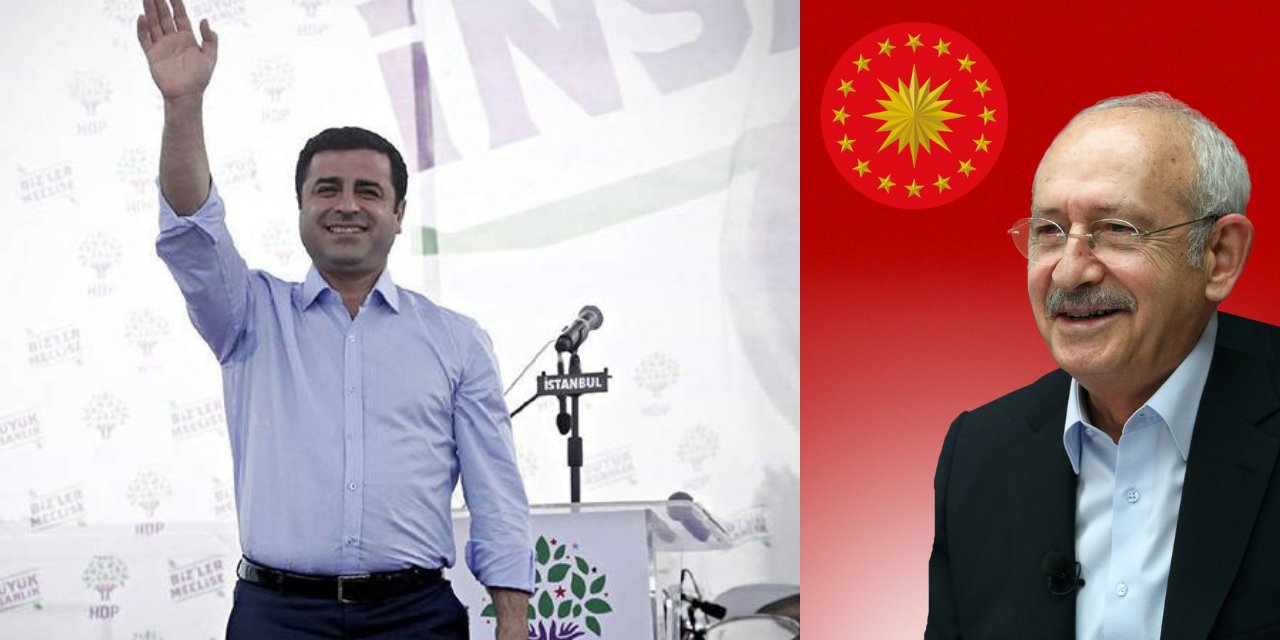 Selahattin Demirtaş'tan Kılıçdaroğlu'na destek: Benim oyum sizedir