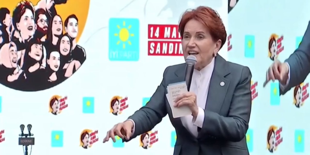 Meral Akşener: Patates soğan yiyemeyenler, Sayın Erdoğan’ın iktidarını yiyecekler