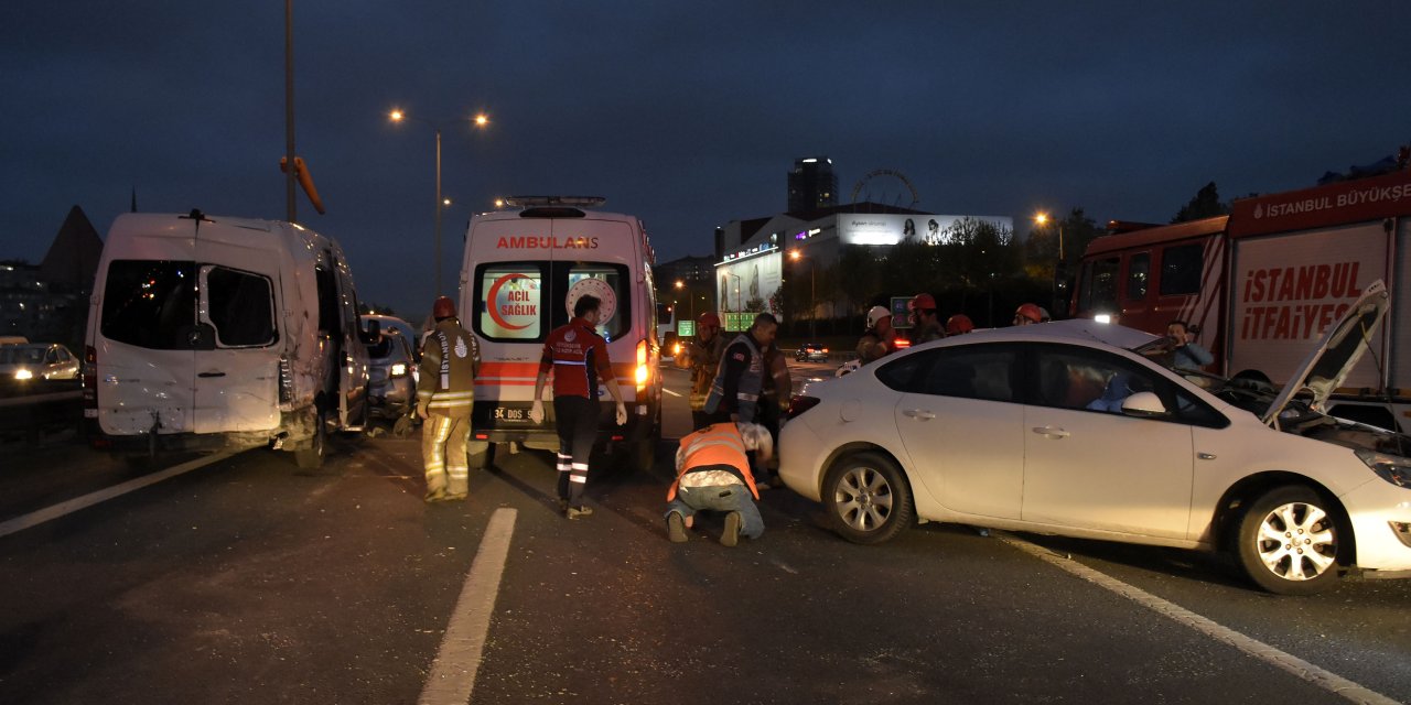 Beşiktaş'taki zincirleme kazada 'makas' iddiası: 1 ölü 4 yaralı