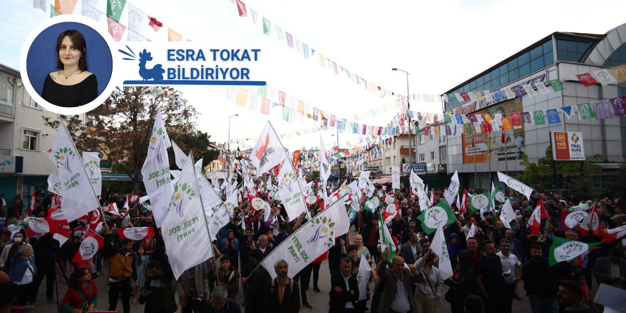 Yeşil Sol Parti'nin Ankara mitinginde Kürtçe şarkıya 'örgüt propagandası' engellemesi