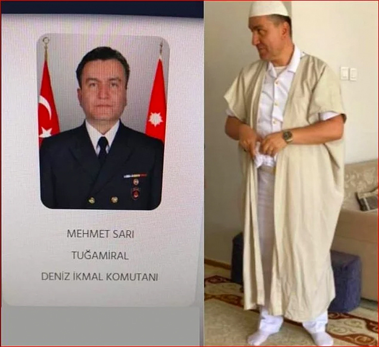 Erdoğan "Cüppeli amiral" için görevden alma yetkisini kullanmadı