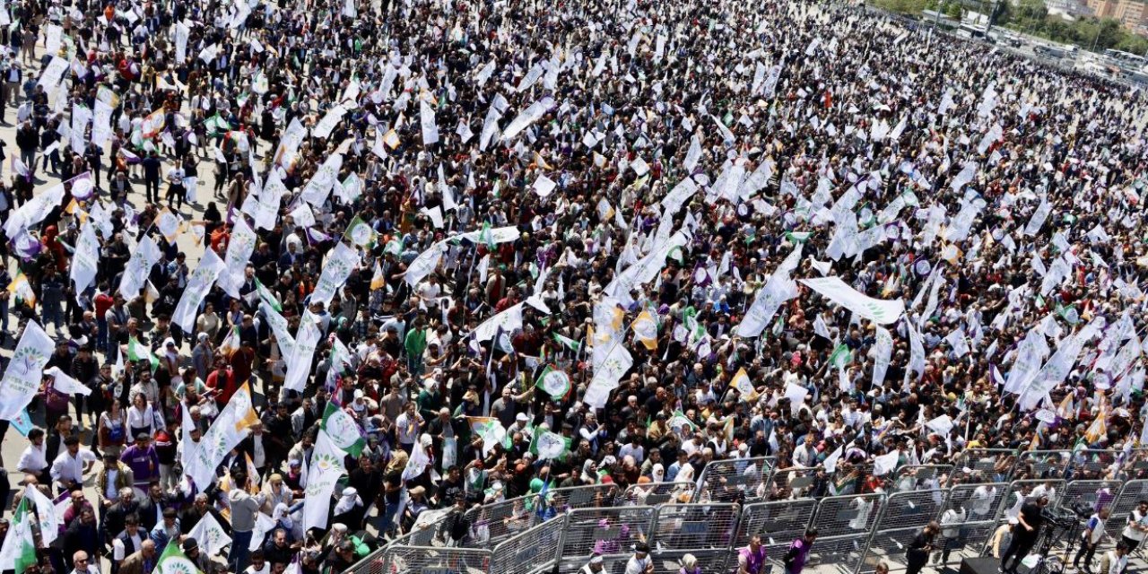 Yeşil Sol Parti'den Diyarbakır ve İstanbul'da miting: Barışın hem kurucusu hem güvencesi olacağız