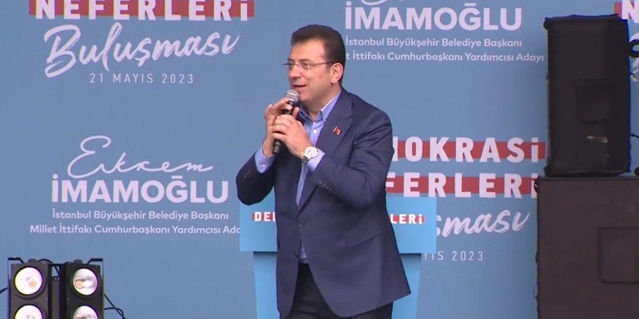 Ekrem İmamoğlu, 28 Mayıs için yurttaşlarla buluşuyor: Karamsarlığa, yılgınlığa yer yok, final maçı haftaya