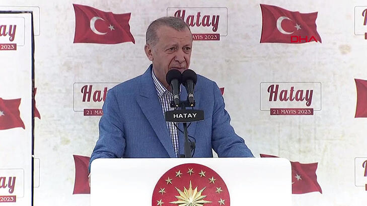 Erdoğan depremin yıktığı Hatay'da seslendi: Tayyip Erdoğan'a Defne'de verilen oy yüzde 8 buçuk, Bay bay Kemal'e verilen 90 buçuk