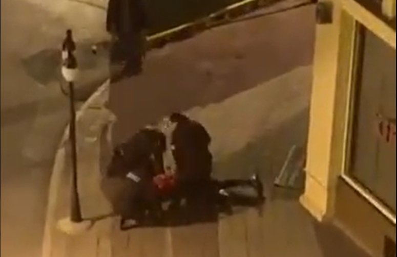 İstanbul'da bekçi şiddeti kamerada