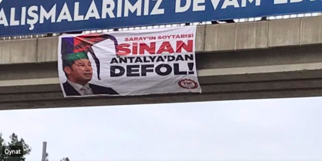 TİP'ten Sinan Oğan’a Antalya’da karşılama: 'Saray’ın soytarısı defol!'