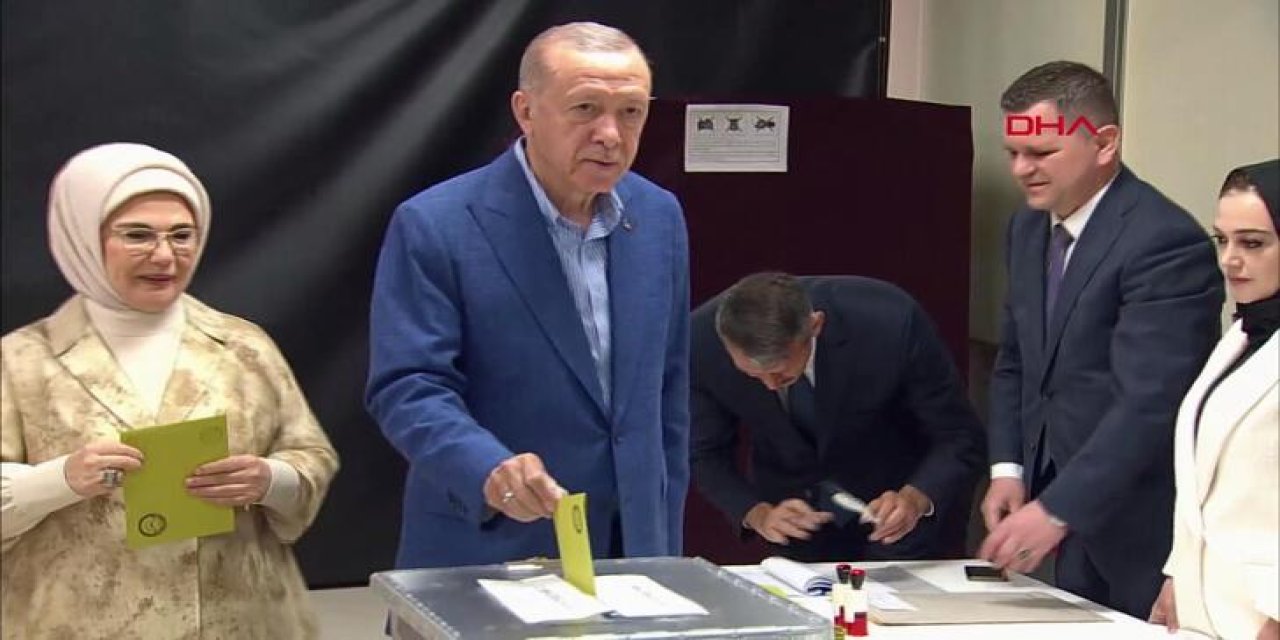 Recep Tayyip Erdoğan'ın oy kullandığı sandıktaki sonuçlar açıklandı