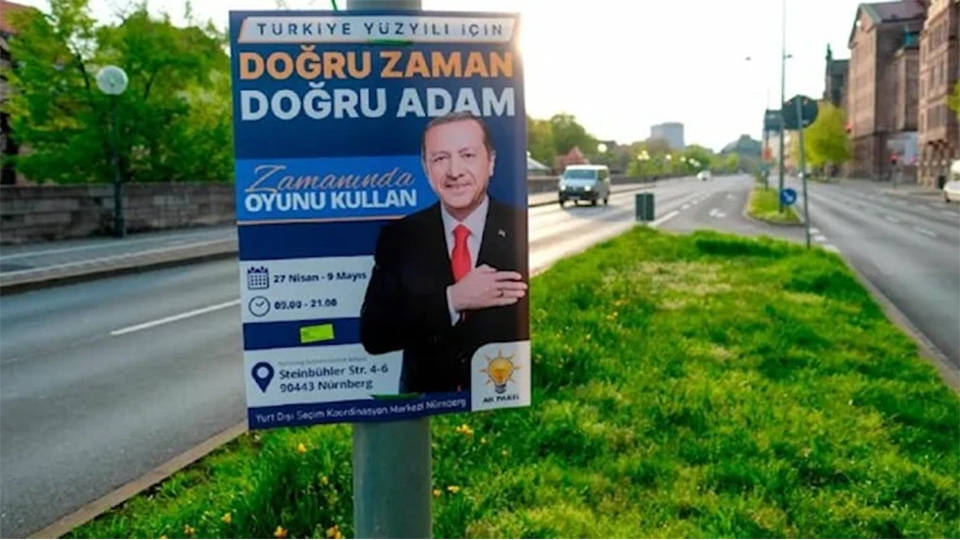 Almanya'da Erdoğan afişlerine karşı yasa değişikliği