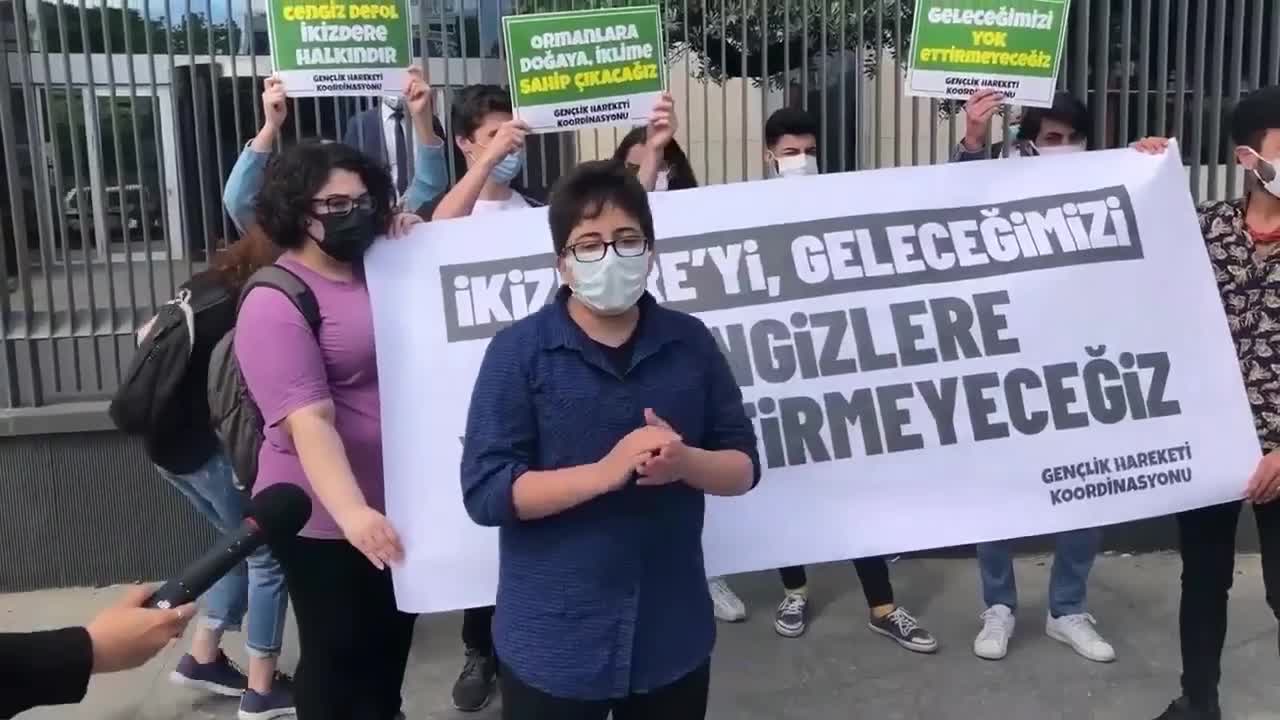Cengiz Holding önünde İkizdere açıklaması yapmak isteyen 13 kişi gözaltına alındı