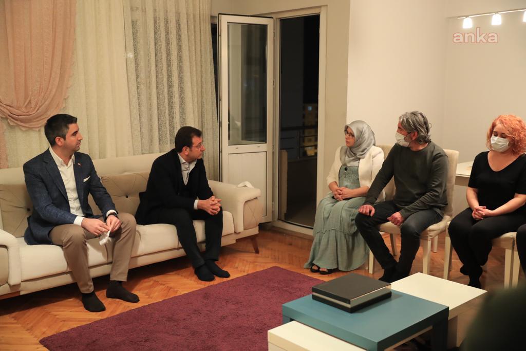İmamoğlu'ndan, annesini kaybeden HDP'li Kaya'ya taziye ziyareti