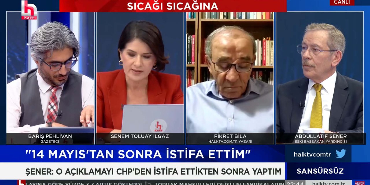 Abdüllatif Şener, CHP’den istifa ettiğini açıkladı: İlk turda Oğan'a oy verdim, 2. turda geçersiz oy kullandım