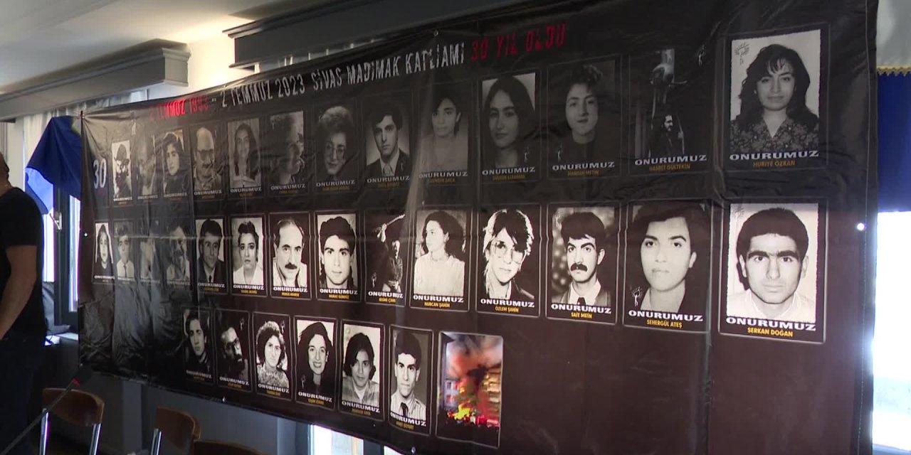 Madımak Katliamı'nda yitirilen aydınlar Ankara'da anıldı