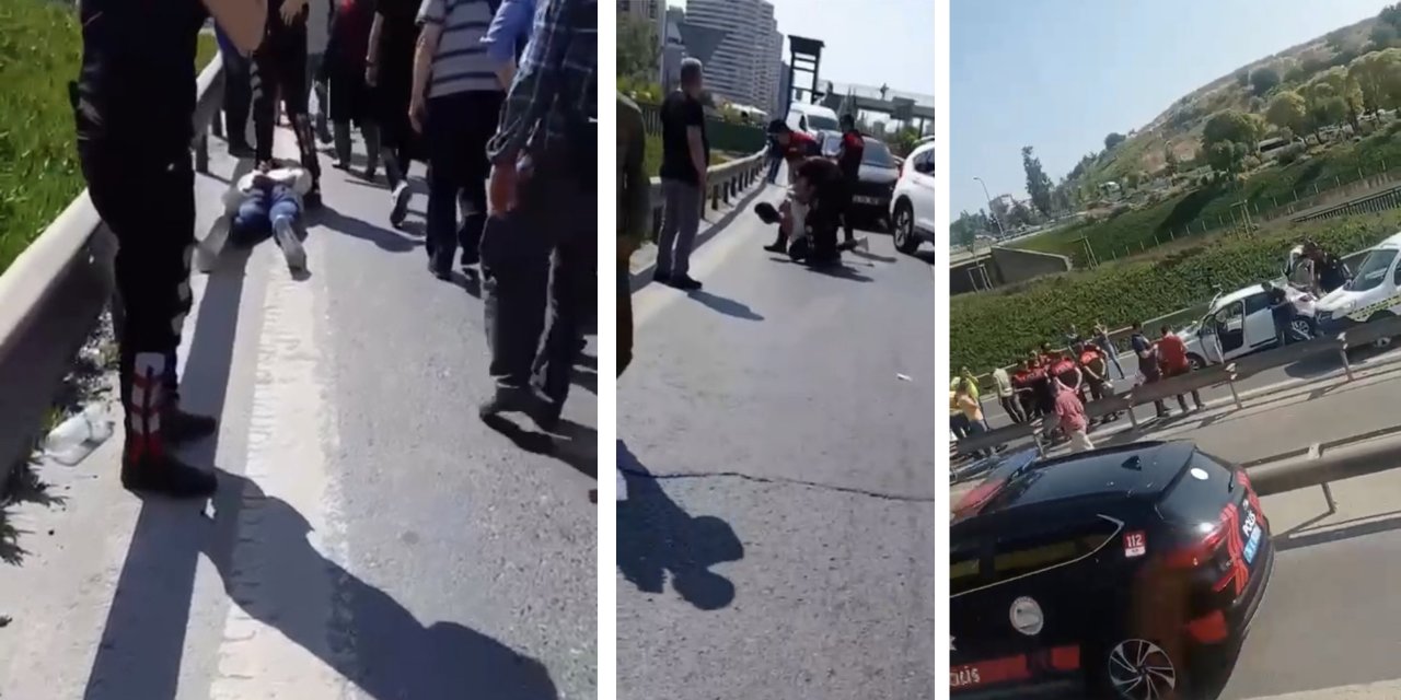 Kadıköy'de polisten kaçan sürücü polise çarptı