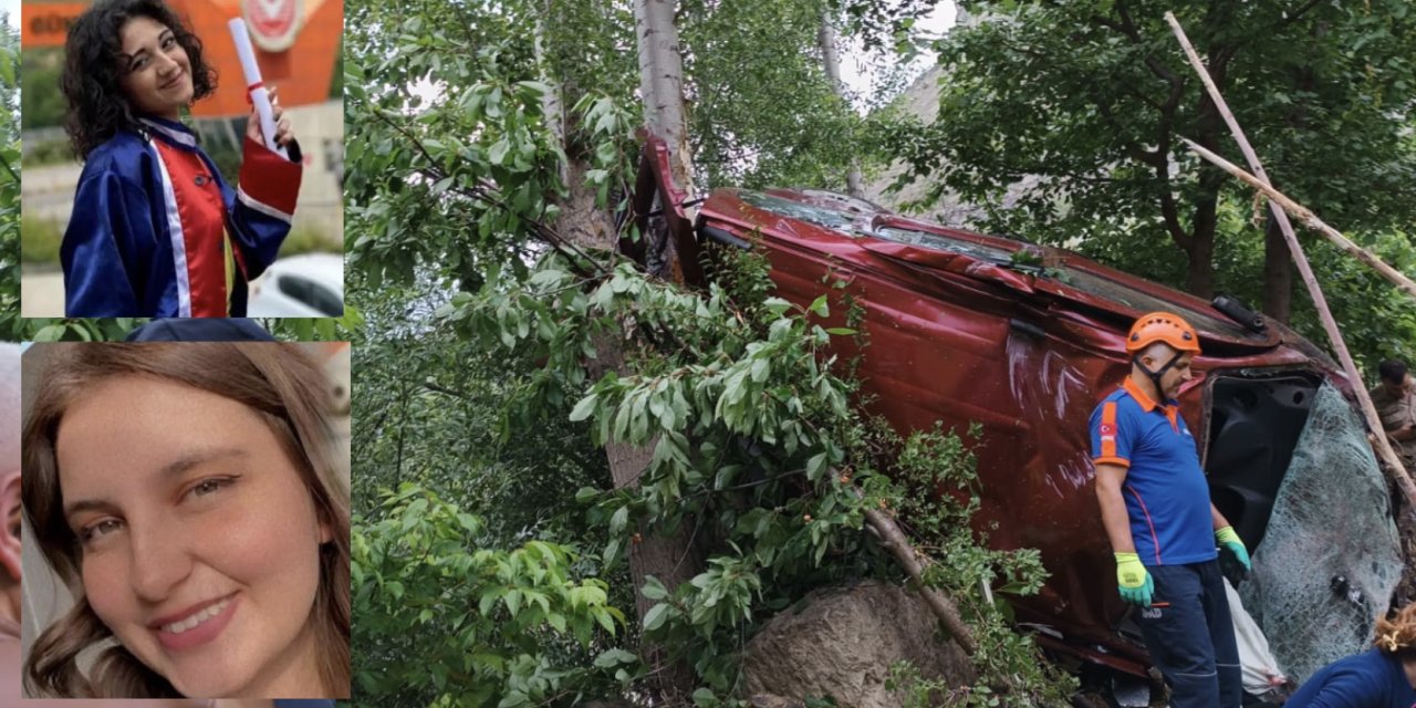 Depremden kurtulan Fulya Bayram ve Zeynep Kurnaz, eğitim için gittikleri Gümüşhane'de trafik kazasında yaşamını yitirdi