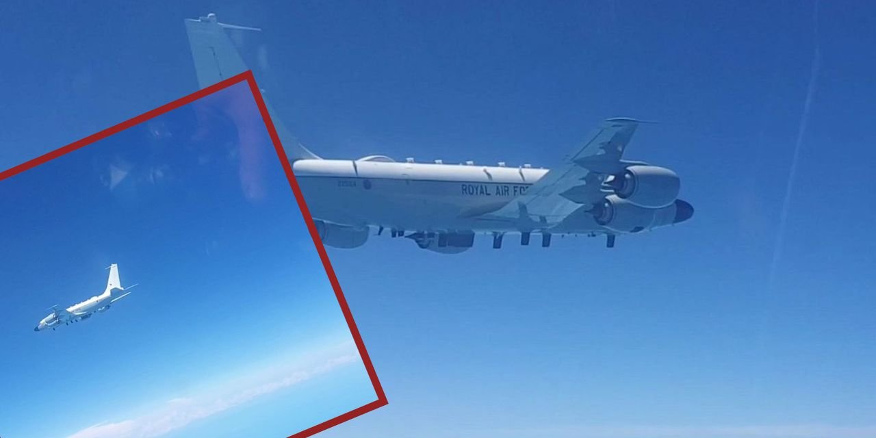 Rus uçakları, ülke sınırına yaklaşan İngiliz uçaklarını engelledi: İşte o kare
