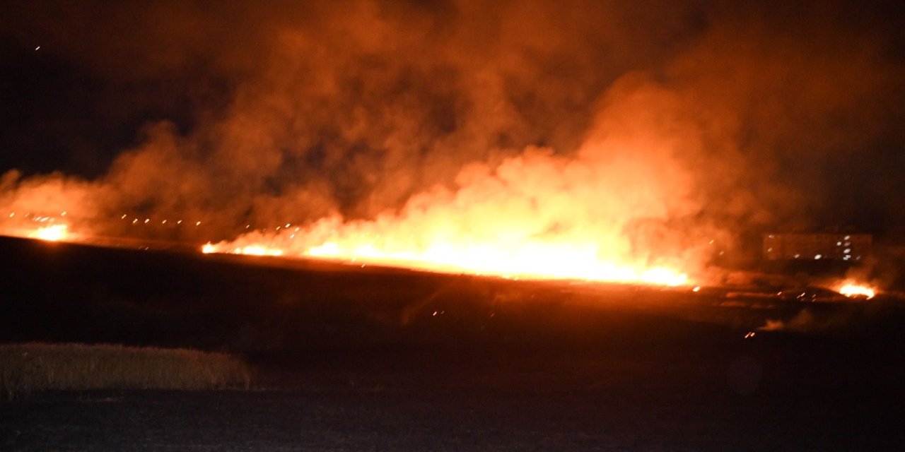 Keşan'da 100 dönüm buğday ekili alan yandı