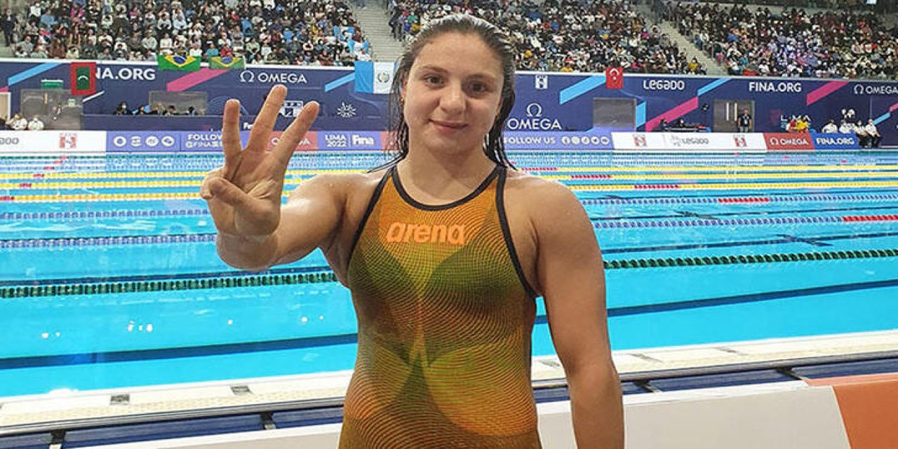 Merve Tuncel, 1500 metre yüzmede üst üste 3’üncü kez Avrupa şampiyonu