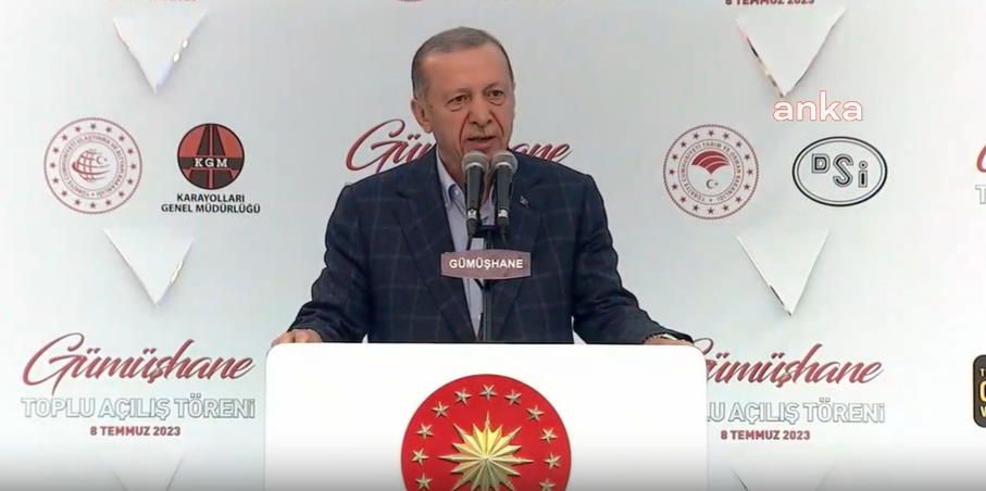 Erdoğan Gümüşhane'de konuştu:  'Gündemimizde dünyanın en büyük 10 ekonomisi arasına girmek var'