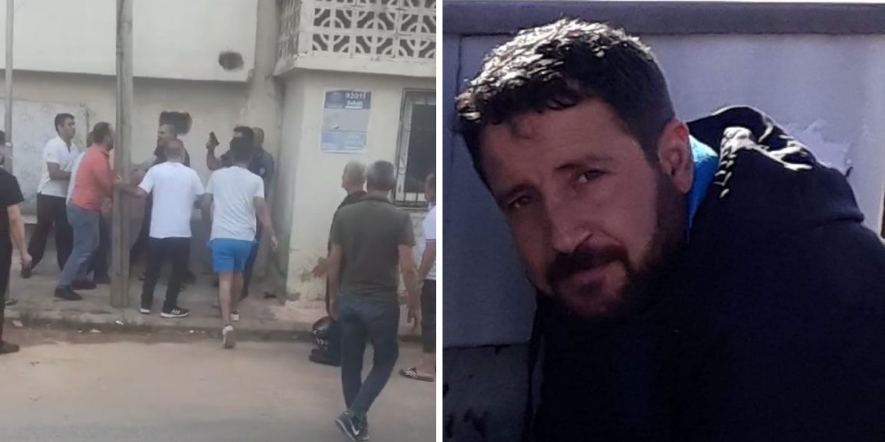 Mersin'de tartıştığı ev sahibini sokak ortasında öldüren kiracıyı linçten polis kurtardı