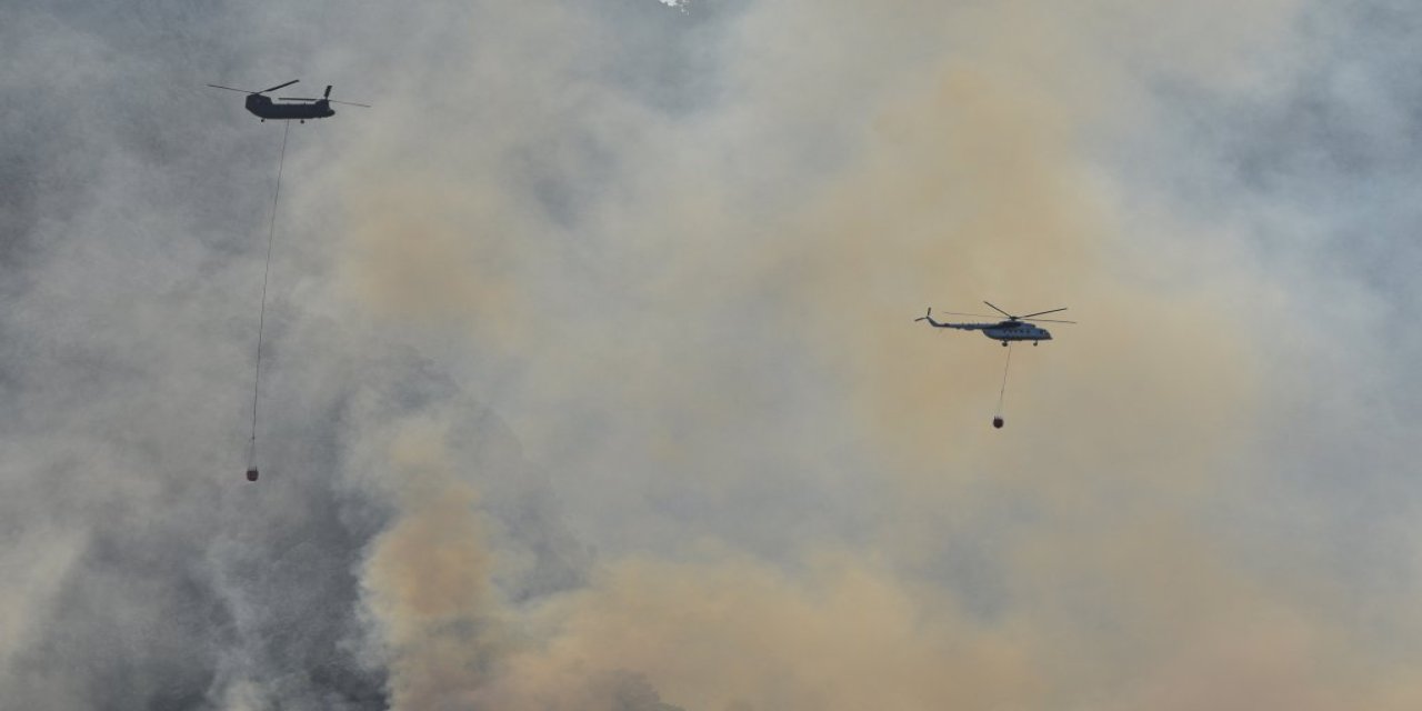 Bakan Yumaklı, Kemer'deki yangının çapını paylaştı: Yaklaşık 150-200 hektar alan yandı