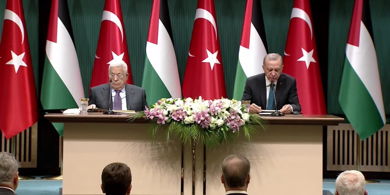 Erdoğan, Mahmud Abbas ile görüştü: Başkenti Doğu Kudüs olan bağımsız Filistin devleti şart