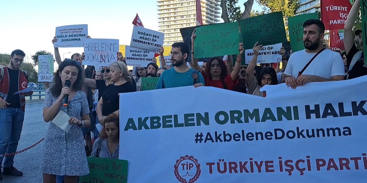 TİP'ten Limak önünde Akbelen eylemi: Bu cinayette parmağı olan herkes hesabını verecek