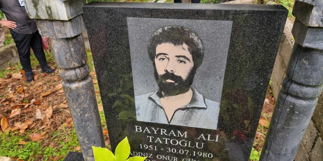 'Rize'nin Deniz Gezmiş'i' işçi önderi Bayram Ali Tatoğlu anıldı