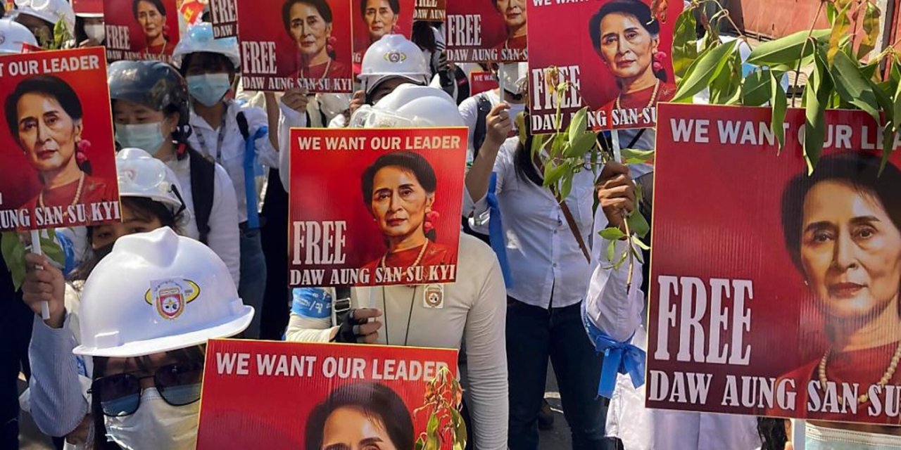 Myanmar'da askeri cunta, devrik lider Aung San Suu Kyi için kısmi af ilan etti