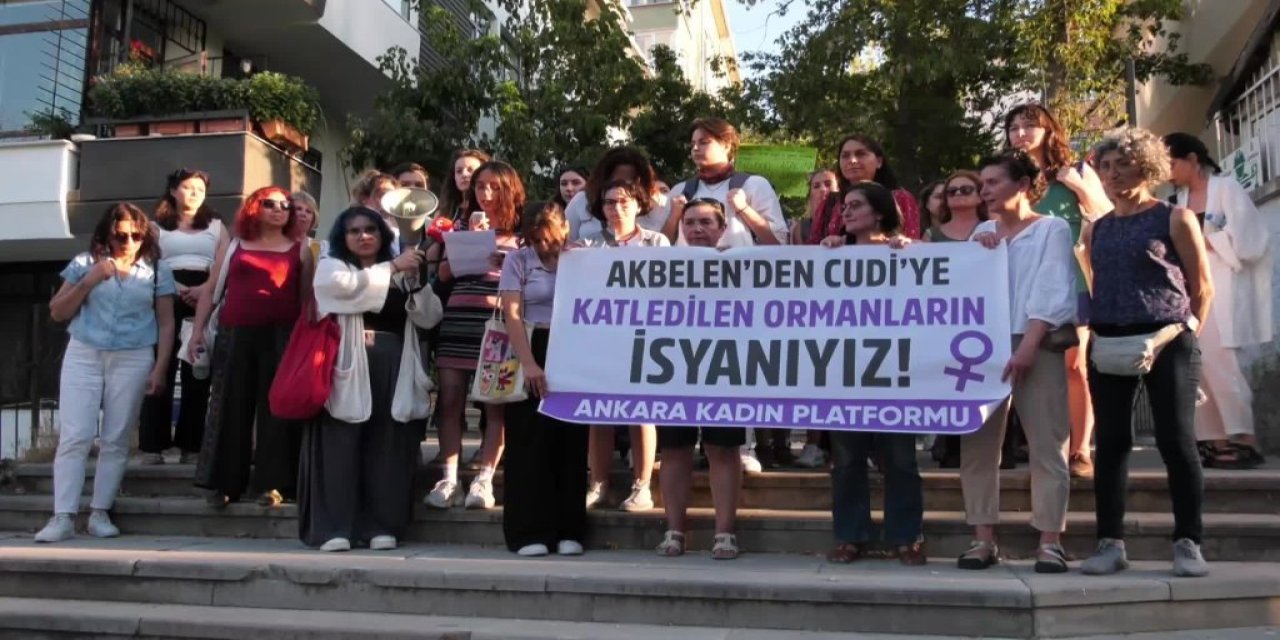 Ankara Kadın Platformu'dan Limak protestosu: AKP, ülkenin, dağının, taşının, insanının değil, sermayenin yanında