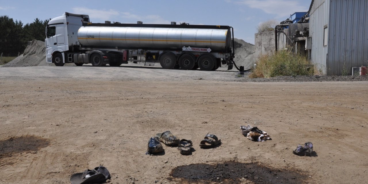 Tankerden boşaltılan sıcak zift işçilerin üzerine sıçradı; 3 ağır yaralı
