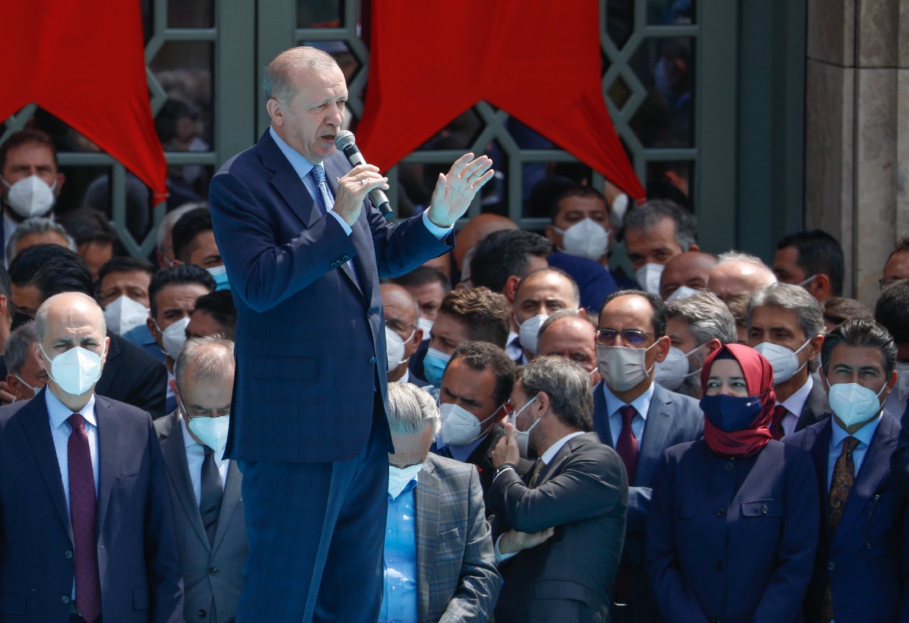 Erdoğan'ın Taksim Camii açılışında hedefinde "Gezi" vardı