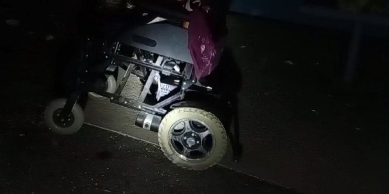 Yolun karşısına geçen tekerlekli sandalyedeki kadına araç çarptı